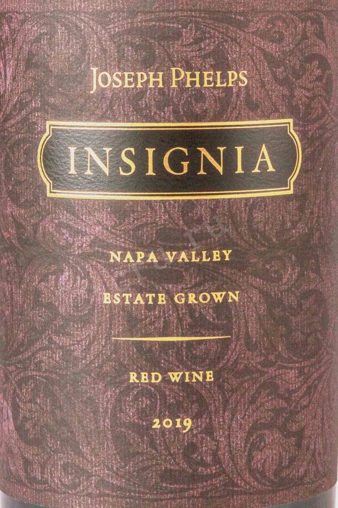 Этикетка Joseph Phelps Insignia 2019 0.75 л
