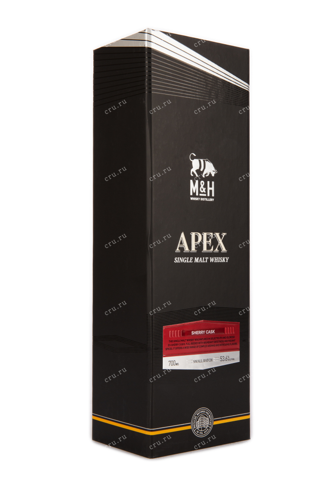 Подарочная упаковка виски M&H Apex Sherry Cask 0.7