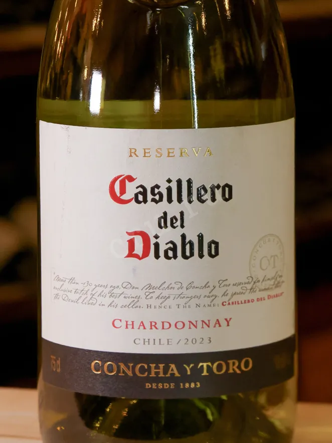 В магазине Крю Профи Casillero del Diablo Chardonnay 2023 0.75 л