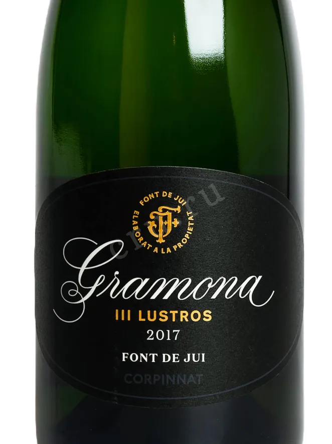 Этикетка Gramona Corpinnat III Lustros Brut Nature 2017 0.75 л