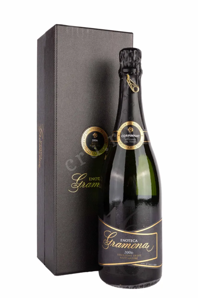Игристое вино Gramona Corpinnat Enoteca Brut Nature gift box 2006 0.75 л