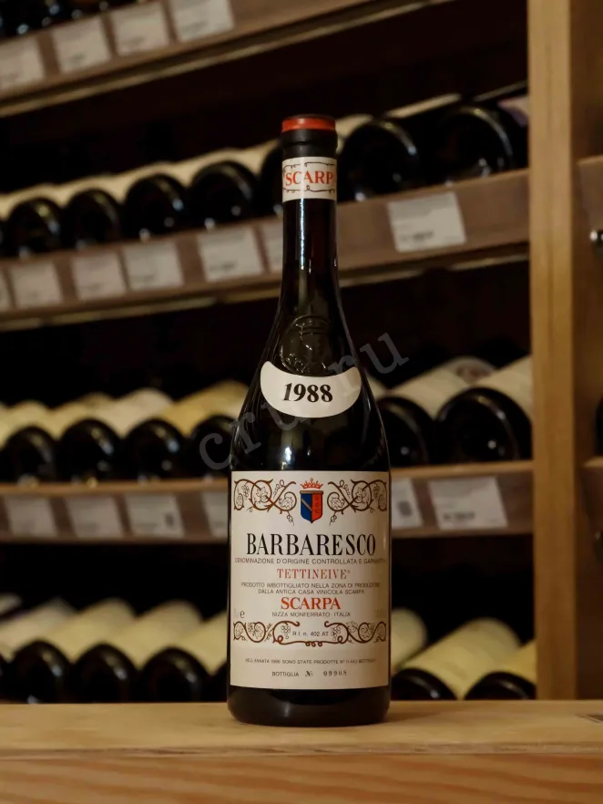 В магазине Крю Профи Scarpa Tettineive Barbaresco DOCG 1988 0.75 л