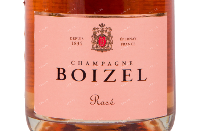 Этикетка игристого вина Boizel Brut Rose with gift box 0.75 л