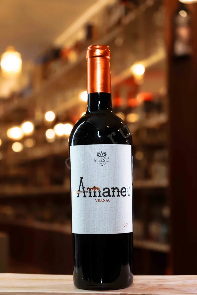 В магазине Крю Профи Aleksic Amanet Vranac 2019 0.75 л