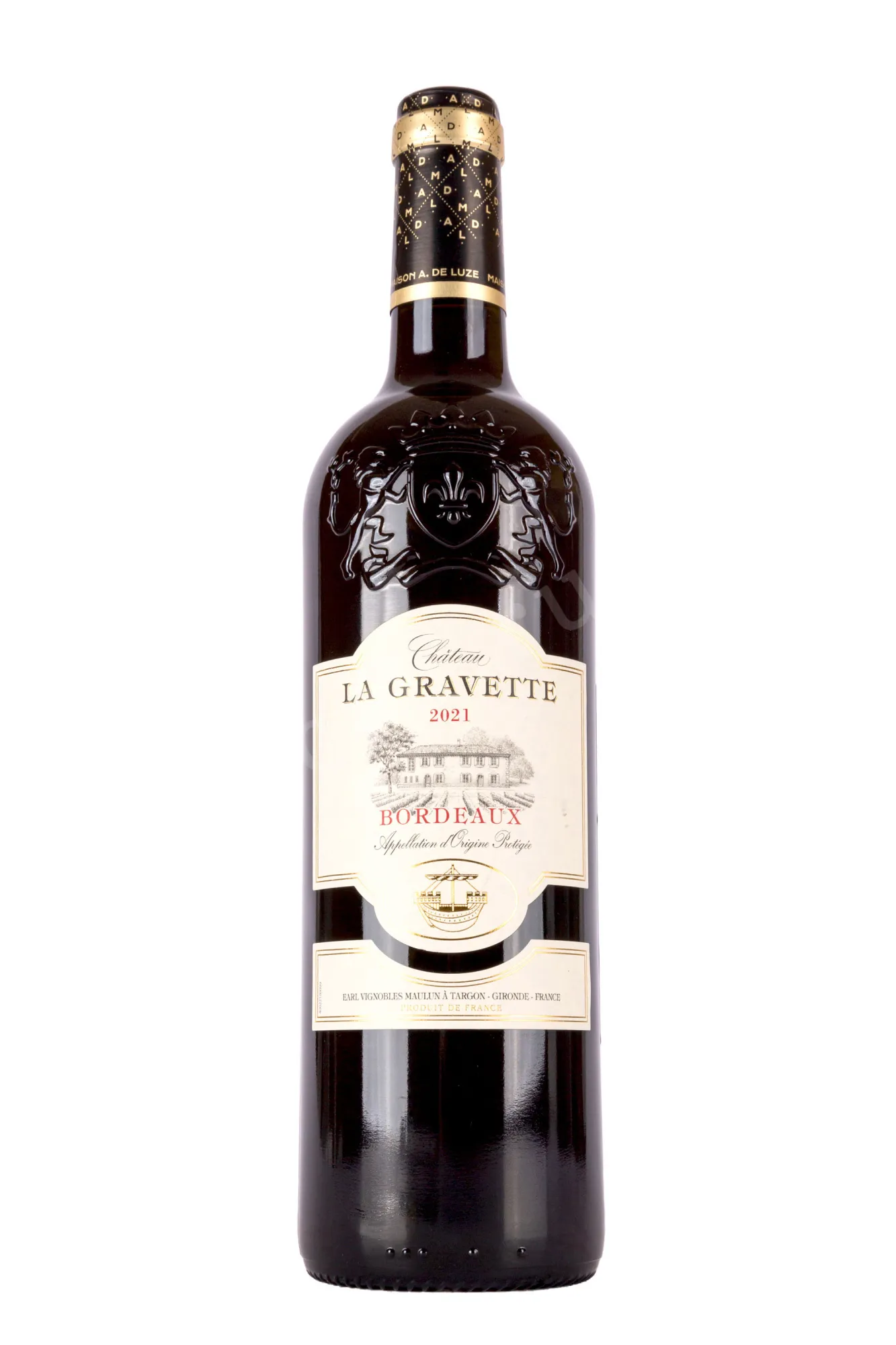 Chateau La Gravette Bordeaux rouge 0.75 л купить - Французское