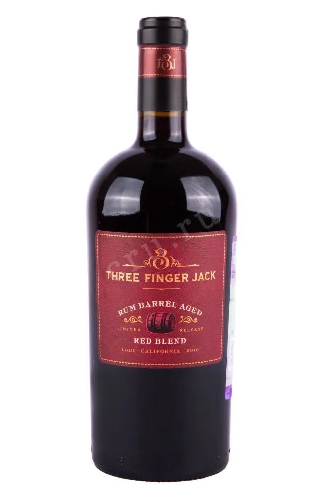 Вино Three Finger Jack Rum Barrel Aged Red Blend 0.75 л