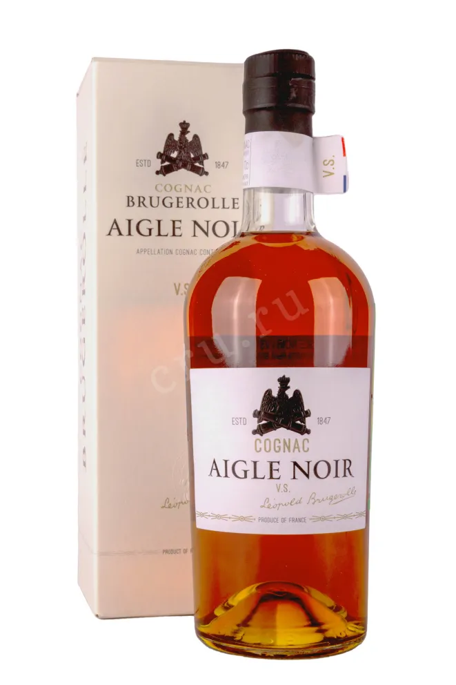 Коньяк Brugerolle Aigle Noir VS 3 years gift box  0.7 л