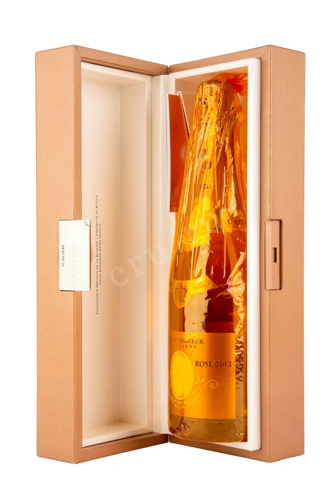Подарочная коробка игристого вина Louis Roederer Cristal Rose 0.75 л