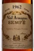 Этикетка Sempe 1962 0.7 л