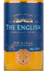Этикетка виски The English Original 0.7