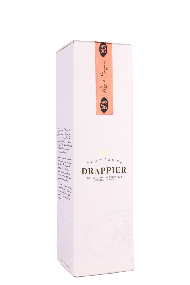 Подарочная коробка Rose Drappier Champagne Brut 2016 0.75 л