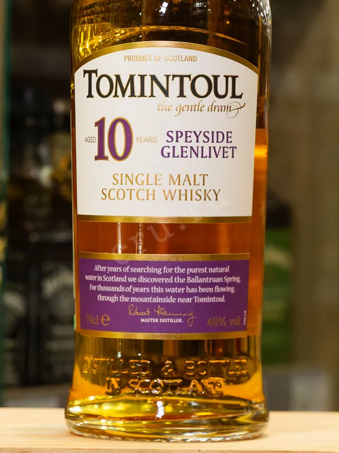 В магазине Крю Профи Tomintoul Speyside Glenlivet 10 years 0.7 л