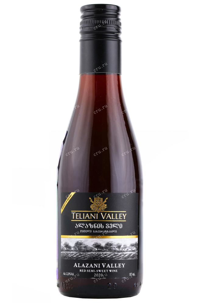 Вино Teliani Valley Alazani Valley Red Semi-Sweet 2020 0.187 л