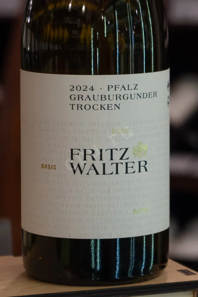 В магазине Крю Профи Fritz Walter Grauburgunder Trocken 2024 0.75 л