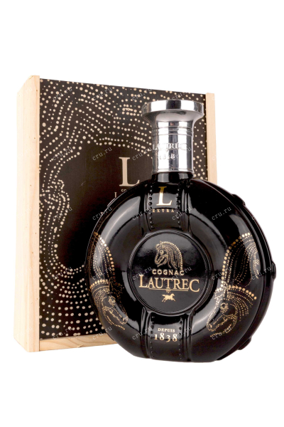 Коньяк Lautrec Extra in wooden box  Grande Champagne 0.7 л
