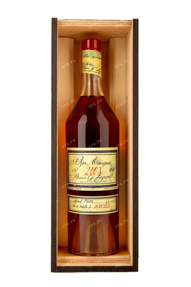 В деревянной коробке Baron Gaston Legran 2003 0.7 л