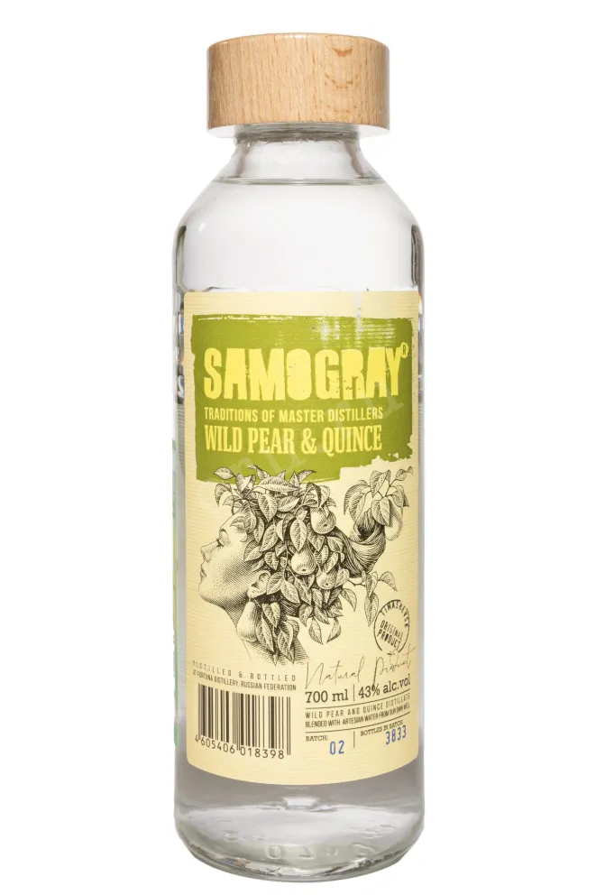 Водка Самограй Дикая Груша и Айва  0.7 л