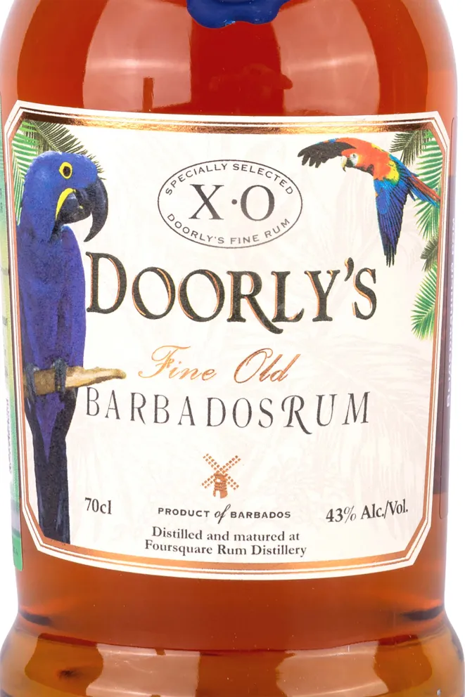 Этикетка Doorly's" XO gift box 0.7 л