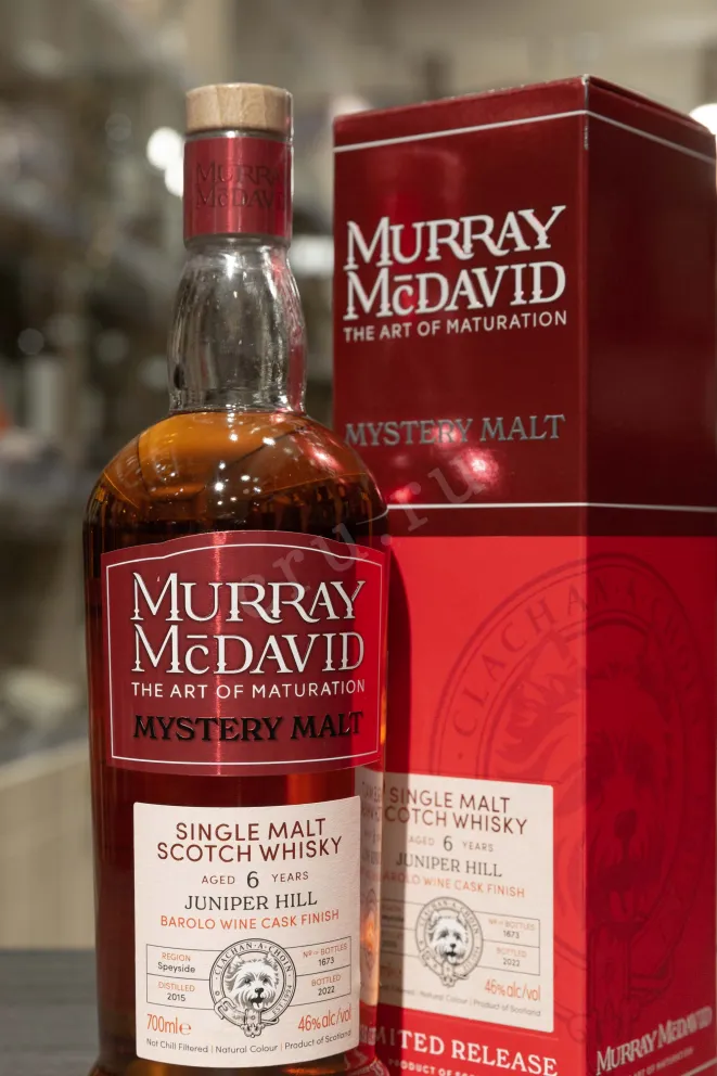 В магазине Крю Профи Murray McDavid Mystery Malt Juniper Hill 6 Years Old gift box 0.7 л