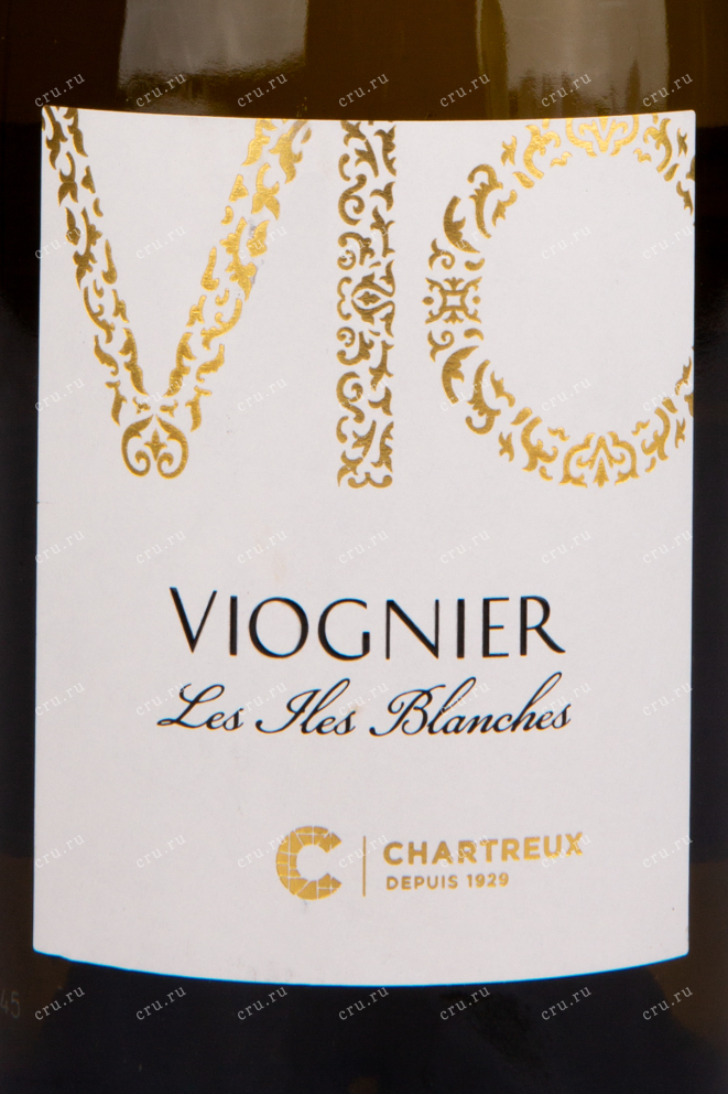 Этикетка вина Cellier des Chartreux Les Iles Blanches Viognier 0.75 л