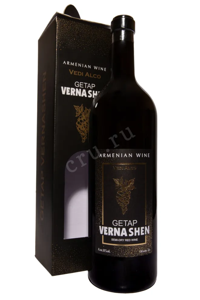 Вино Getap Vernashen Red Medium-Dry in gift box 3 л