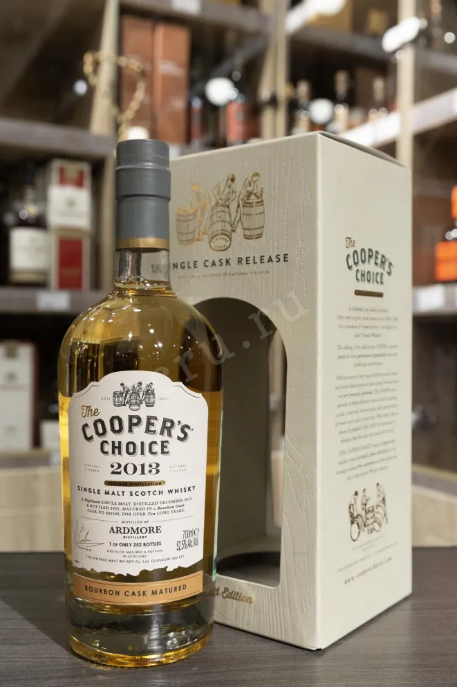 В магазине Крю Профи The Cooper's Choice Ardmore Bourbon Cask Matured in gift box 0.7 л