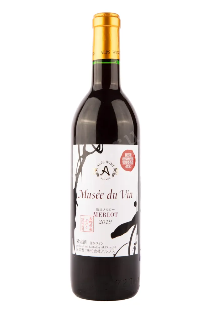 Вино Musee du Vin Shiojiri Merlot 0.72 л