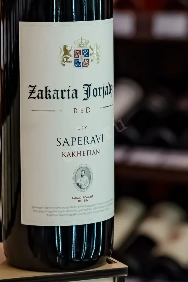 В магазине Крю Профи Zakaria Jorjadze Saperavi 2023 0.75 л