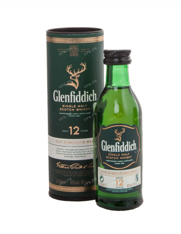 Виски Glenfiddich 12 years  0.05 л