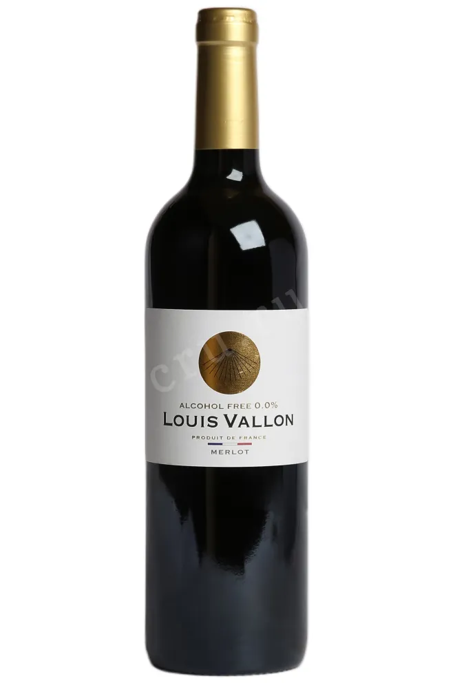 Вино Louis Vallon Alcohol Free Merlot 2024 0.75 л