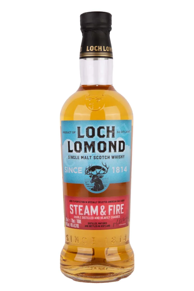 Бутылка Loch Lomond Steam & Fire Single Malt in gift box