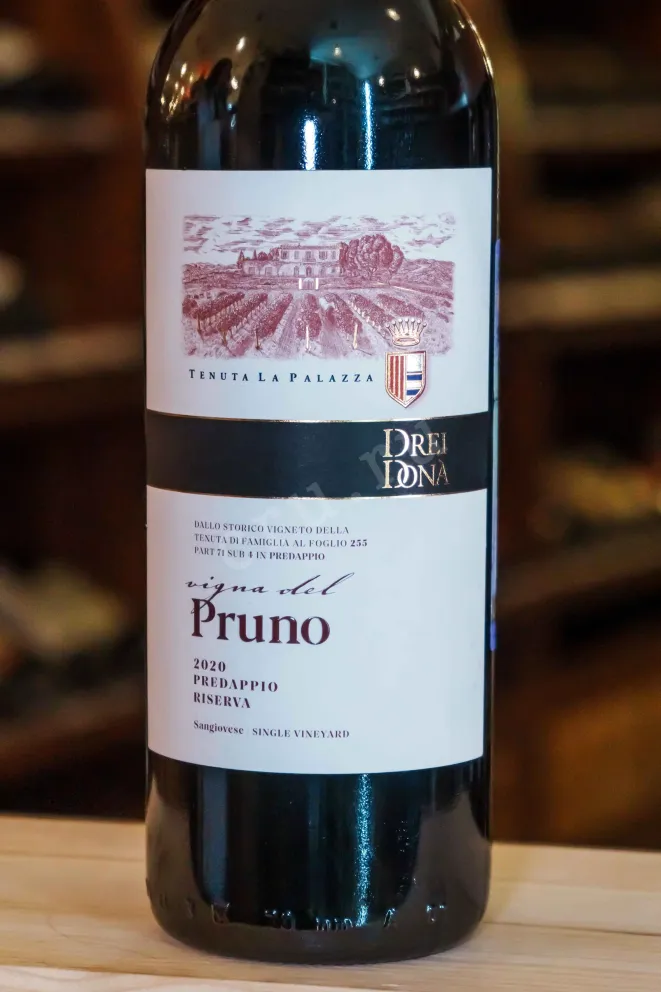В магазине Крю Профи Drei Dona Pruno Sangiovese Predappio Riserva 2020 0.75 л