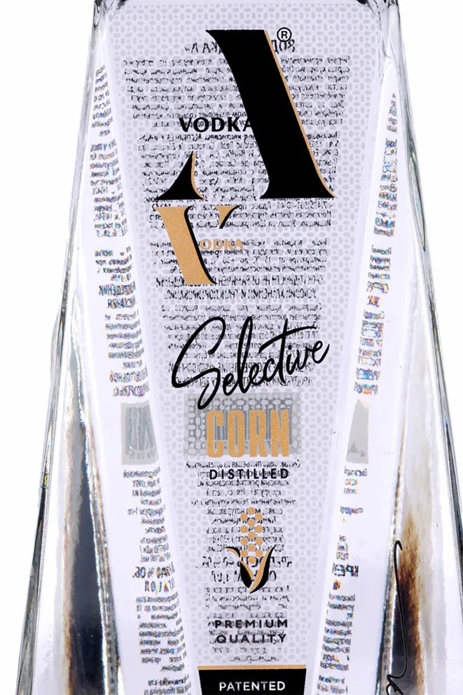 Этикетка Vodka A Selective Corn 1 л
