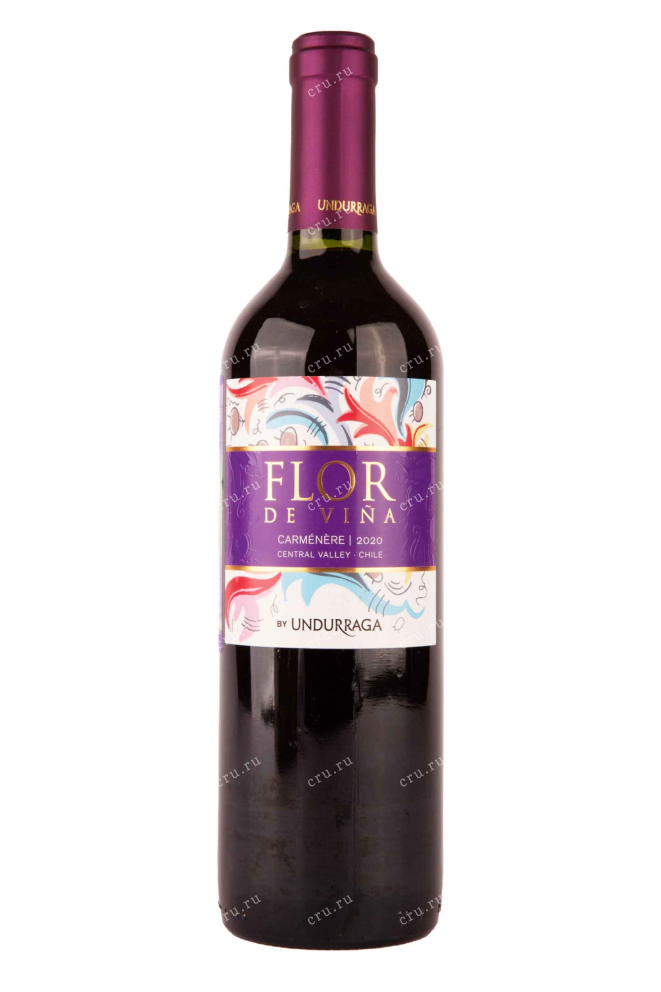 Вино Flor de Vina Carmenere 2020 0.75 л