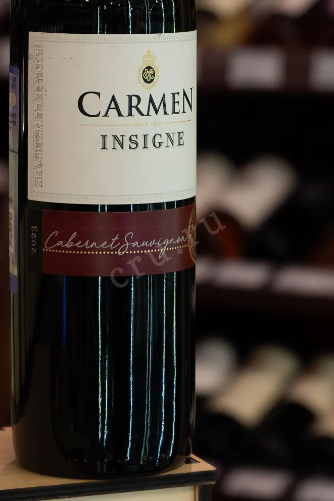В магазине Крю Профи Carmen Insigne Cabernet Sauvignon 2023 0.75 л