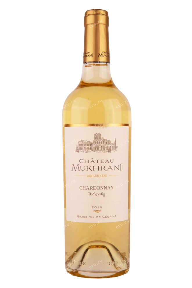 Вино Chateau Mukhrani Chardonnay 2018 0.75 л