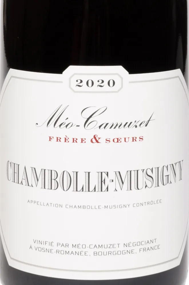 Этикетка Meo-Camuzet Frere & Seurs Chambolle-Musigny AOC 2020 0.75 л