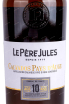 Этикетка Le Pere Jules Pays d'Auge 10 years old gift box 0.7 л