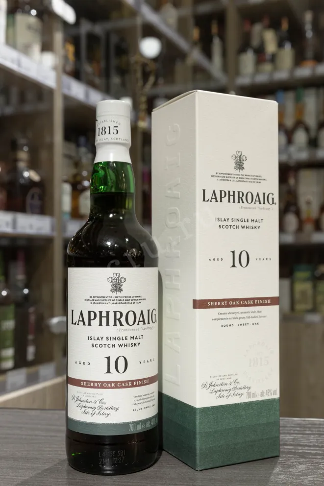 В магазине Крю Профи Laphroaig Sherry Oak Cask Finish 10 Years Old in gift box 0.7 л