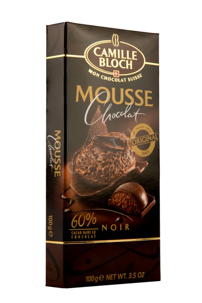 Шоколад Камилла Блох Мусс Нуар горький 100 г