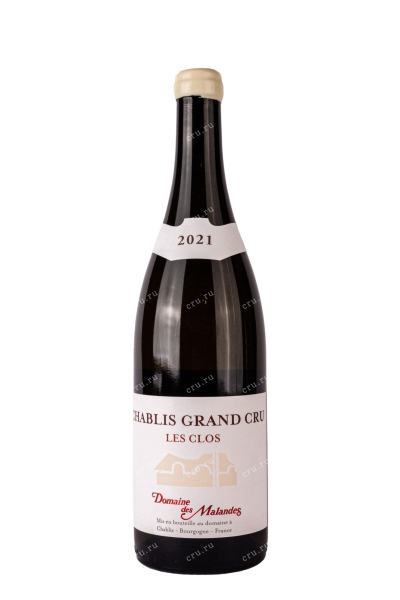 Вино Chablis Grand Cru Les Clos Domaine des Malandes 2017 0.75 л
