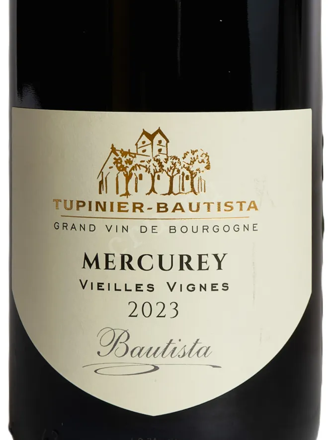 Этикетка Tupinier-Bautista Vieilles Vignes Mercurey AOC 2023 0.75 л