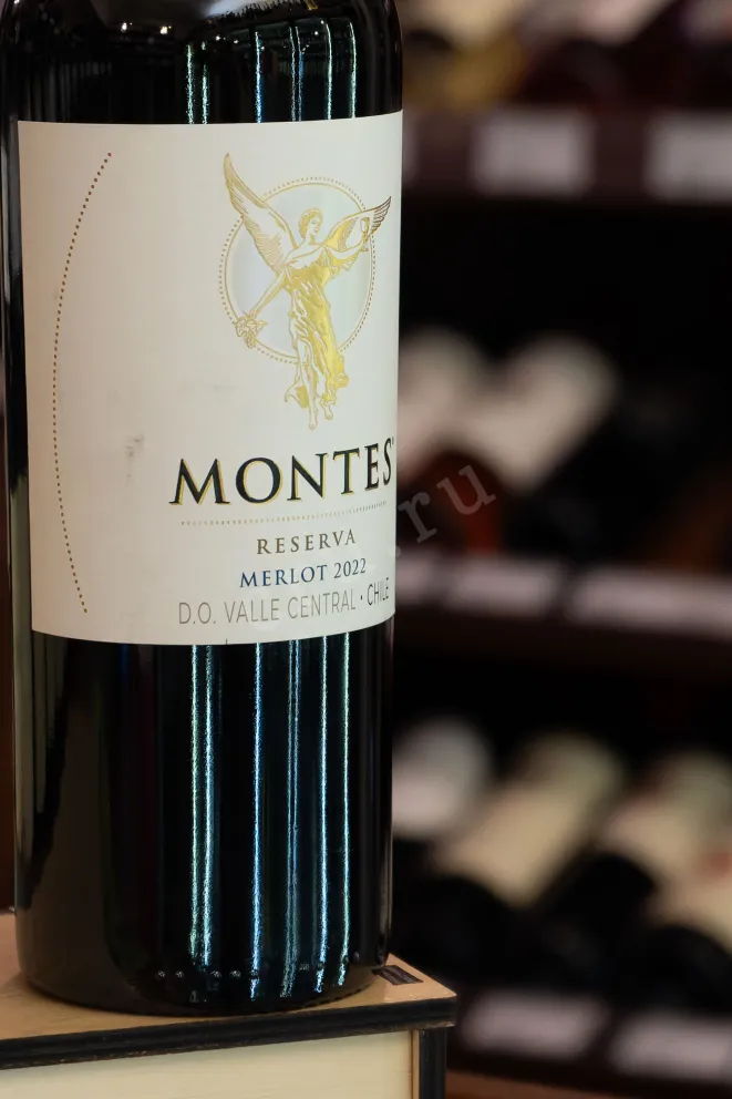 В магазине Крю Профи Montes Reserva Merlot 2022 0.75 л