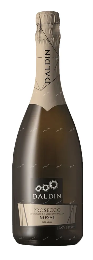 Игристое вино Daldin Prosecco Mesai Extra Dry DOC  0.75 л