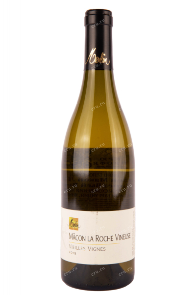 Вино Merlin Macon La Roche Vineuse Vieilles Vignes 2019 0.75 л