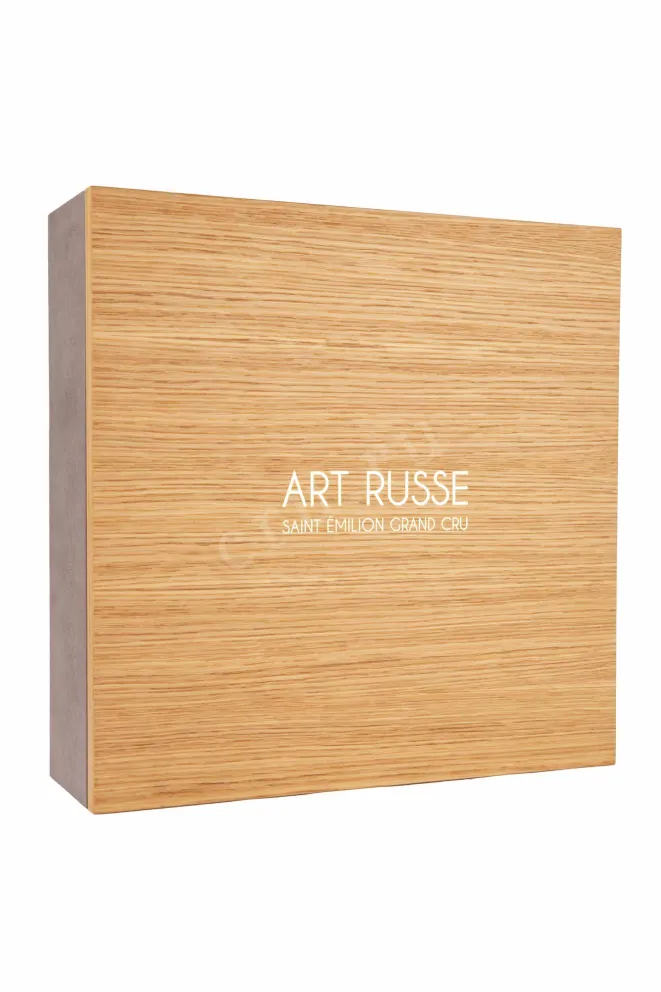 Набор вин Chateau La Grace Dieu des Prieurs Art Russe Saint-Emilion Grand Cru gift set 6* in wooden box 2014 0.75 л