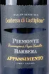 Этикетка Contea di Castiglione Barbera Appassimento 2021 0.75 л