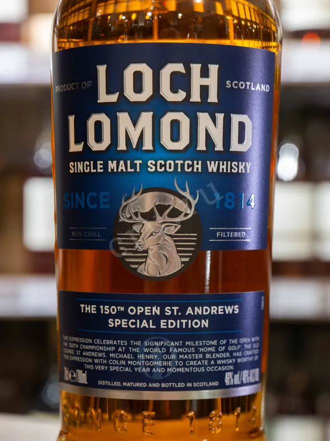 В магазине Крю Профи Loch Lomond 150th The Open Special Edition Single Malt in gift box + 2 glasses 0.7 л