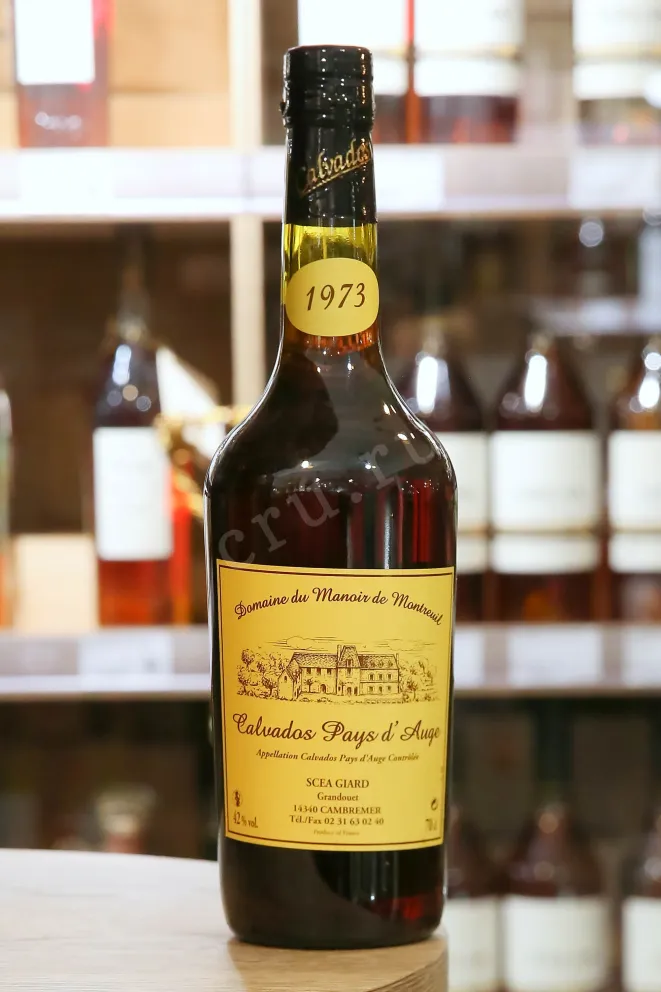 В магазине Крю Профи Domaine du Manoir du Montreuil Calvados Pays dAuge 1973 0.7 л