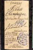 Этикетка Lheraud Fins Bois wooden box 1990 0.7 л